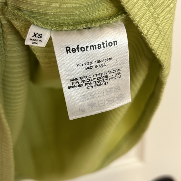 Reformation Loretta Rib Knit Mini Dress - Picture 4 of 5